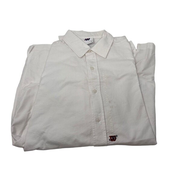 KITH x Wilson White Oxford Shirt Small Ludlow Button Down Men’s Size Logo - Picture 3 of 12